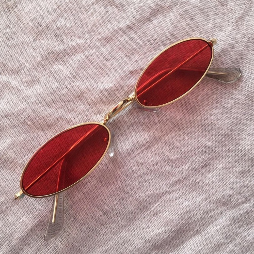 Red Oval sunglasses